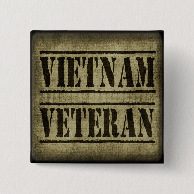 Vietnam veteranmilitär knapp (Framsida)