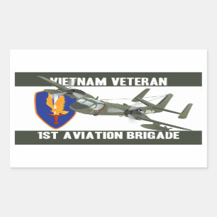 Vietnam veteranMohawk Rektangulärt Klistermärke