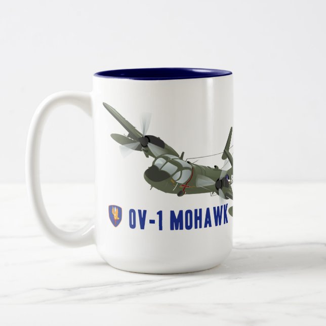 Vietnam veteranMohawk Två-Tonad Mugg (Vänster)
