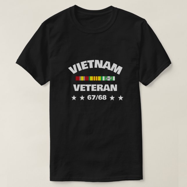 VIETNAM VETERANS 67/68 T SHIRT (Design framsida)