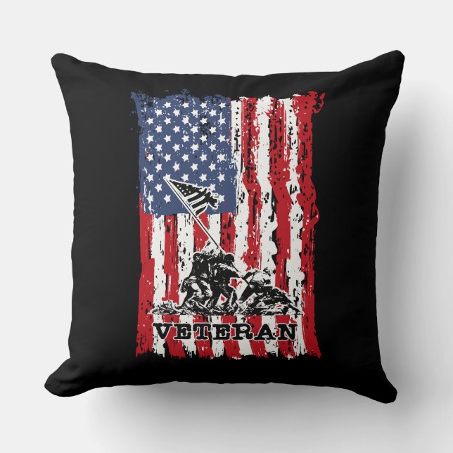VIETNAM VETERANS: Honoring Your Sacrifice and Serv Kudde (Framsida)