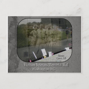 Vietnam Veterans Memorial Postcard Vykort