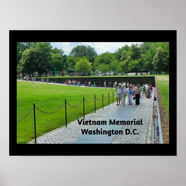 Vietnam Veterans Memorial Poster (Framsidan)