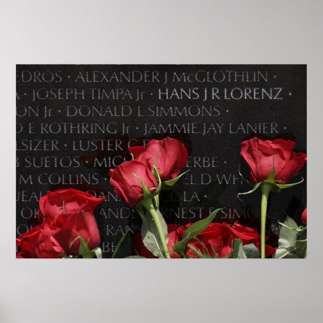 Vietnam Veterans Memorial Poster (Framsidan)