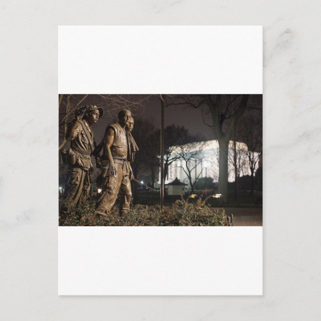 Vietnam Veterans Memorial Vykort (Framsida)