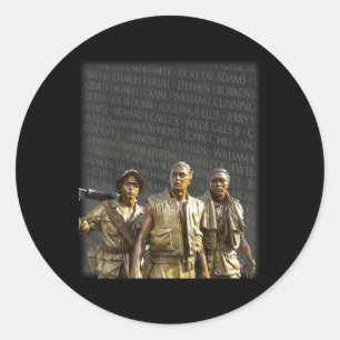 Vietnam Veterans Memorial Wall, Washington Runt Klistermärke