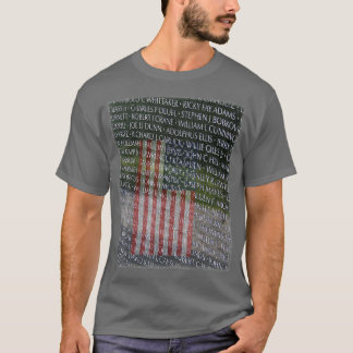 Vietnam Veterans Memorial Wall Washington T Shirt