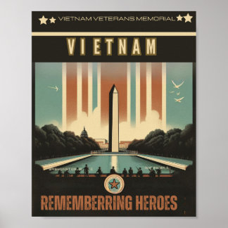 Vietnam Veterans Memorial - Washington, D.C. Poster