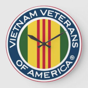 Vietnam Veterans of America Clock Stor Klocka