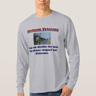 Vietnam veterant-skjorta respekt våra veteran tee