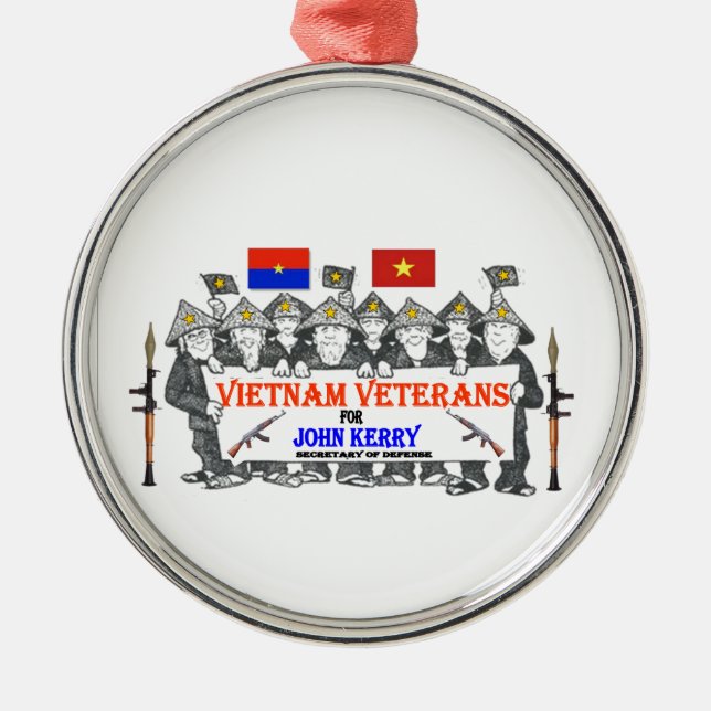 VIETNAM VETS for KERRY Julgransprydnad Metall (Framsidan)