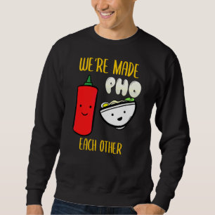 Vietnam Viet Kieu vietnamesisk Ris Noodle Soppa Ph Lång Ärmad Tröja