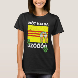 Vietnam Viet St. Patricks Day mot Hai Ba Dzo Cheer T Shirt