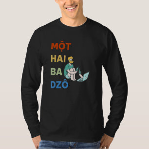 Vietnam Viet Vietnamesiska Mot Hai Ba Dzo Ett Två  T Shirt