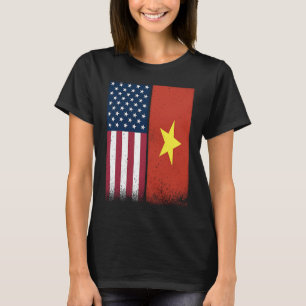 Vietnam Vietnam American Flaggor Proud USA Vietnam T Shirt