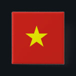 Vietnam (Vietnam) Flagga Knapp<br><div class="desc">Anpassade World Flagga Products ( i världen) - Lägg gärna till din egen text.</div>