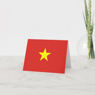 Vietnam (Vietnam)-Flagga Kort