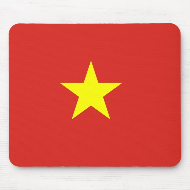 Vietnam (Vietnam) Flagga Musmatta (Framsidan)