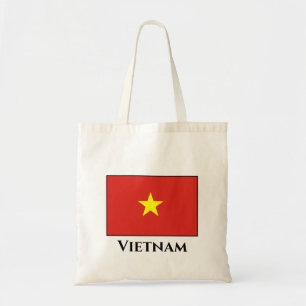 Vietnam (Vietnam) Flagga Tygkasse
