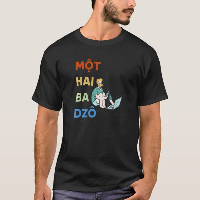 Vietnam Vietnam Viet vietnamesisk mot Hai Ba Dzo O T Shirt (Framsida)