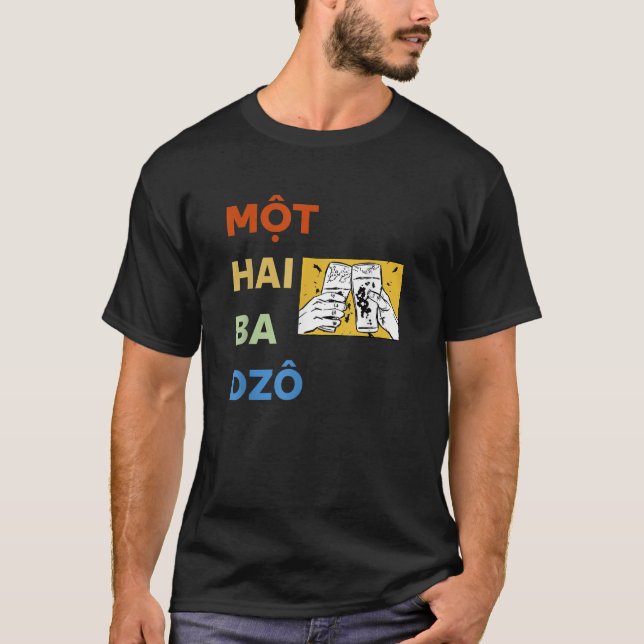 Vietnam Vietnam Viet vietnamesisk mot Hai Ba Dzo O T Shirt (Framsida)