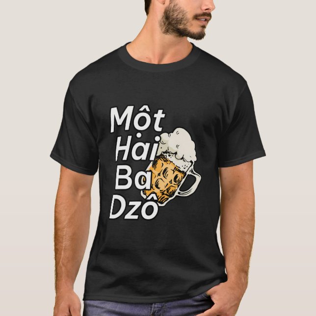 Vietnam Vietnam Viet vietnamesisk mot Hai Ba Dzo O T Shirt (Framsida)