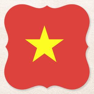 Vietnam (vietnames) flagga underlägg papper