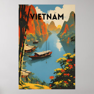 Vietnam Vintage resor Poster