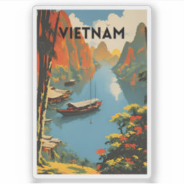 Vietnam Vintage resor Poster Klistermärken