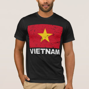 Vietnam vintageflagga t shirt