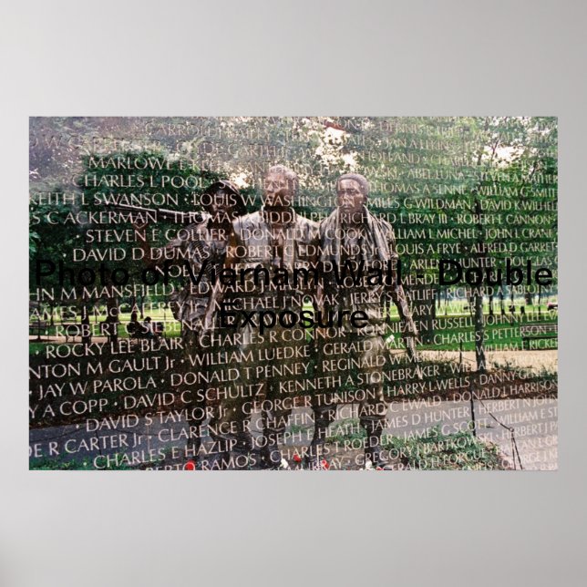Vietnam Wall Memorial Poster (Framsidan)