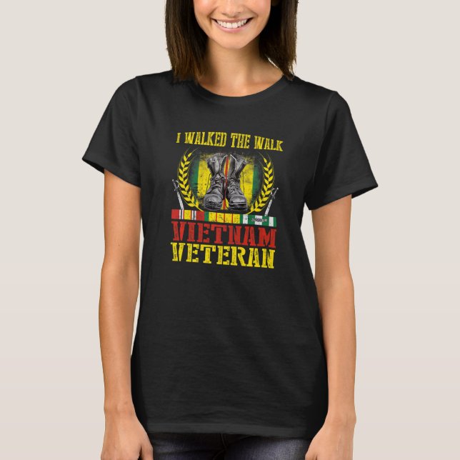 Vietnam War  Vietnam Veteran Us Veterans Day Premi T Shirt (Framsida)