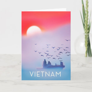 Vietnamafton sol Vacation poster Helgkort
