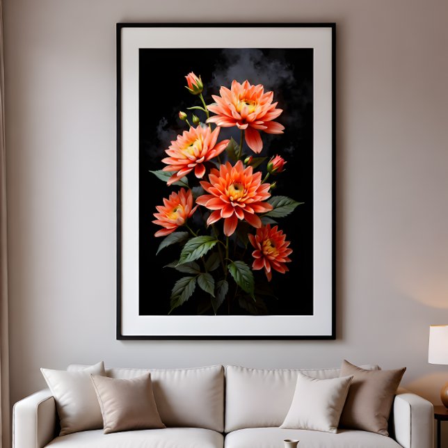 Vietnamese Chrysanthemum on the Moon Poster (Skapare uppladdad)