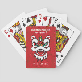 Vietnamese Lunar New Year Lion Casinokort