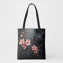 Vietnamese Peach Blossom Art Tygkasse