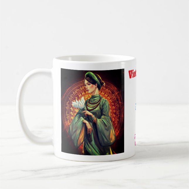 (Vietnamese Woman) Classic Mug, 11 oz Kaffemugg (Vänster)