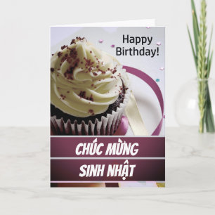 Vietnamesisk ừng sinh nhau t Vietnam Birthday Kort