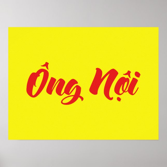 Vietnamesisk (farfar) farfar - Ông Nội Poster (Framsidan)