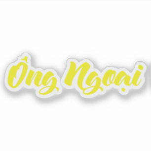 Vietnamesisk farfar (Maternal) - Ông Ngoj i Klistermärken