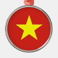 Vietnamesisk Flagga (Vietnam) (Gult Star)