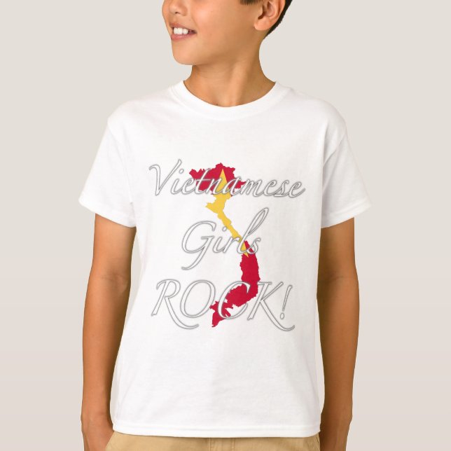 Vietnamesisk flickasten! tee (Framsida)