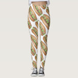 Vietnamesisk Gris Banh Mi Sandwich Food Foodie Leggings<br><div class="desc">Leggingar har en originalmarkör som illustrerar en utsökt vietnamesisk gris banh mi-macka. Perfekt för din favoritfodie! Ser du inte vad du är tittar för? Behöver du hjälp med anpassning? Kontakta Rebecca för att få något designat bara för dig.</div>