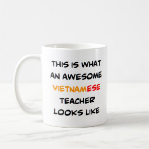 vietnamesisk lärare, fantastisk kaffemugg