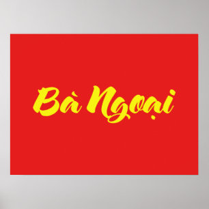 Vietnamesisk (Maternal) mormor - Bà Ngoi Poster