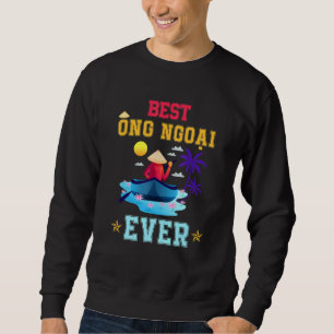 Vietnamesisk morfar utformar Best Ong Ngoai nånsin Lång Ärmad Tröja