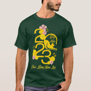 Vietnamesisk nyårsdag Dekoration Tet 2023 Chuc Mun T Shirt