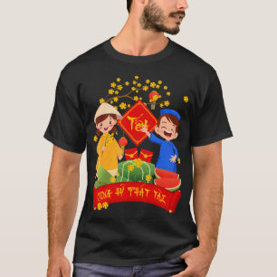 Vietnamesisk nyårshandling 2025 Cung Hy Phat T Shirt