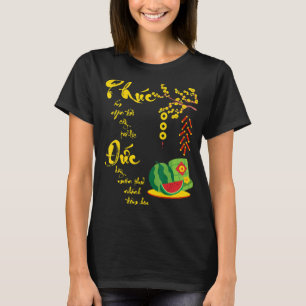 Vietnamesisk nyårshelg Dekorations 2023 Tet 202 T Shirt