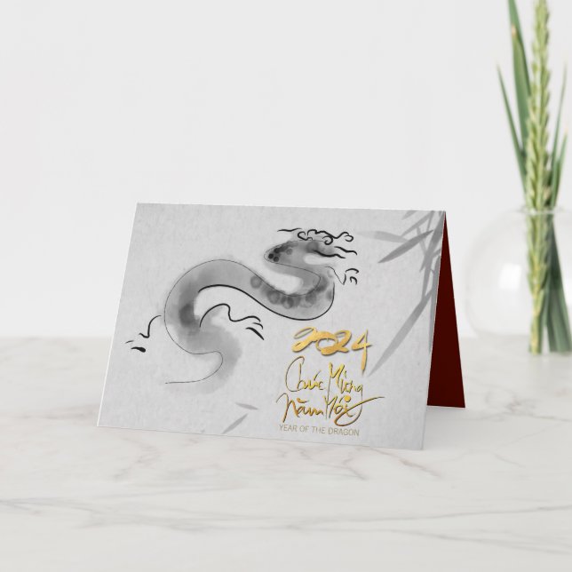 Vietnamesisk originaldraken År 2024 HGC Kort (Framsida)